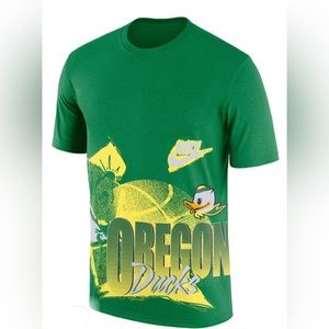 Men's Nike Green Oregon Ducks NWT Basketball 90s Hoop Max T-Shirt Sz.L